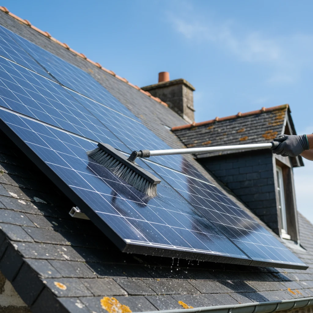 Nettoyage Panneaux Solaires Rennes — résultat professionnel